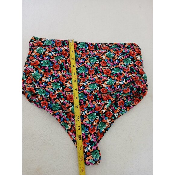 Salty Honey Womens Swimsuit Floral Print 2 Piece Top XXL Bikini Large Beachy - Picture 8 of 16